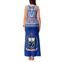 Samoa Rugby Tank Maxi Dress Manu Samoa Polynesian Tatoo Pattern LT01 - Polynesian Pride