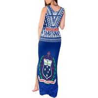 Samoa Rugby Tank Maxi Dress Manu Samoa Polynesian Tatoo Pattern LT01 - Polynesian Pride
