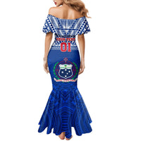 Custom Samoa Rugby Mermaid Dress Manu Samoa Polynesian Tatoo Pattern LT01 - Polynesian Pride