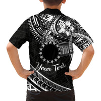 Kia Orana Cook Islands Hawaiian Shirt Circle Stars With Floral White Pattern LT01 - Polynesian Pride