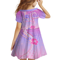 Polynesian Shark Valentine Family Matching Short Sleeve Bodycon Dress and Hawaiian Shirt Sweet Unique Version LT01 - Polynesian Pride