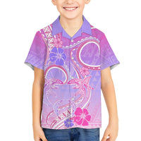 Polynesian Shark Valentine Hawaiian Shirt Sweet Unique Version LT01 - Polynesian Pride