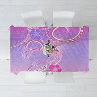 Polynesian Shark Valentine Tablecloth Sweet Unique Version LT01 Pink - Polynesian Pride