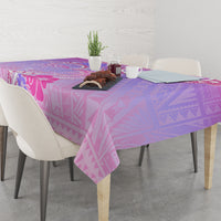 Polynesian Shark Valentine Tablecloth Sweet Unique Version LT01 - Polynesian Pride