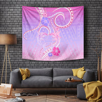 Polynesian Shark Valentine Tapestry Sweet Unique Version LT01 - Polynesian Pride