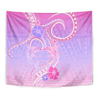 Polynesian Shark Valentine Tapestry Sweet Unique Version LT01 - Polynesian Pride