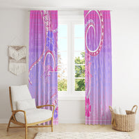 Polynesian Shark Valentine Window Curtain Sweet Unique Version LT01 - Polynesian Pride