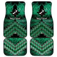 Personalised Aotearoa Matariki Car Mats Green Fern Maori Poutama LT01 - Polynesian Pride