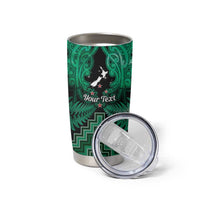Personalised Aotearoa Matariki Tumbler Cup Green Fern Maori Poutama