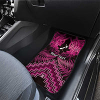 Personalised Aotearoa Matariki Car Mats Pink Fern Maori Poutama LT01 - Polynesian Pride