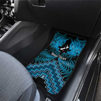 Personalised Aotearoa Matariki Car Mats Turquoise Fern Maori Poutama LT01 - Polynesian Pride