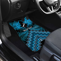 Personalised Aotearoa Matariki Car Mats Turquoise Fern Maori Poutama LT01 - Polynesian Pride