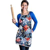 Hawaii Tropicana Blue Pattern Apron LT01 - Polynesian Pride