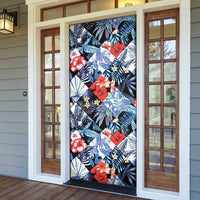 Hawaii Tropicana Blue Pattern Door Cover LT01 - Polynesian Pride