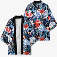 Hawaii Tropicana Blue Pattern Kimono LT01 - Polynesian Pride