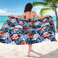 Hawaii Tropicana Blue Pattern Sarong - Polynesian Pride