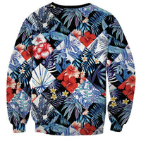 Hawaii Tropicana Blue Pattern Sweatshirt LT01 - Polynesian Pride