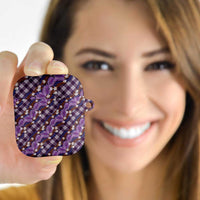 Polynesian Monstera Tiare Floral AirPods Case Lavender Tropical Plaid LT01 - Polynesian Pride