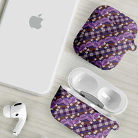 Polynesian Monstera Tiare Floral AirPods Case Lavender Tropical Plaid LT01 - Polynesian Pride