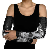 Hawaii Mermaid Monotone Arm Sleeves Polynesian Pattern Fish Hook LT01 - Polynesian Pride