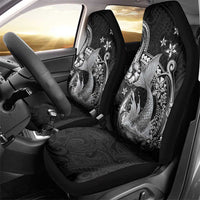 Hawaii Mermaid Monotone Car Seat Cover Polynesian Pattern Fish Hook LT01 - Polynesian Pride