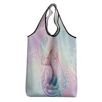 Hawaii Mermaid Sweet Pastel Grocery Bag Polynesian Pattern Fish Hook LT01 - Polynesian Pride