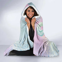 Hawaii Mermaid Sweet Pastel Hooded Blanket Polynesian Pattern Fish Hook LT01 - Polynesian Pride