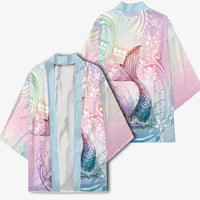 Hawaii Mermaid Sweet Pastel Kimono Polynesian Pattern Fish Hook LT01 - Polynesian Pride