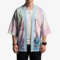 Hawaii Mermaid Sweet Pastel Kimono Polynesian Pattern Fish Hook LT01 - Polynesian Pride