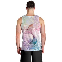 Hawaii Mermaid Sweet Pastel Men Tank Top Polynesian Pattern Fish Hook LT01 - Polynesian Pride