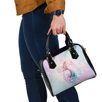 Hawaii Mermaid Sweet Pastel Shoulder Handbag Polynesian Pattern Fish Hook LT01 - Polynesian Pride