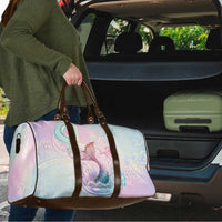Hawaii Mermaid Sweet Pastel Travel Bag Polynesian Pattern Fish Hook LT01 - Polynesian Pride