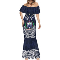Samoa Independence Day Mermaid Dress Ula Nifo Mix Turtle LT01 - Polynesian Pride