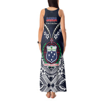Samoa Independence Day Tank Maxi Dress Ula Nifo Mix Turtle LT01 - Polynesian Pride