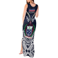 Samoa Independence Day Tank Maxi Dress Ula Nifo Mix Turtle LT01 - Polynesian Pride
