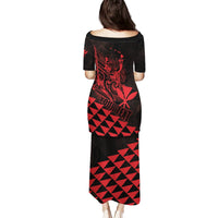 Personalized King Kamehameha Day Puletasi Kakau Polynesian Pattern LT01 - Polynesian Pride