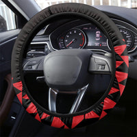 King Kamehameha Day Steering Wheel Cover Kakau Polynesian Pattern LT01 - Polynesian Pride
