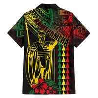 King Kamehameha Day Hawaiian Shirt Hawaii Kakau Reggae LT01 - Polynesian Pride
