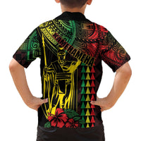 King Kamehameha Day Hawaiian Shirt Hawaii Kakau Reggae LT01 - Polynesian Pride