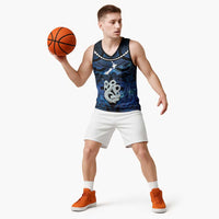 Personalized Maori Matariki Manaia Basketball Jersey Maori Kowhaiwhai Pattern Galaxy LT01 - Polynesian Pride
