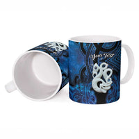 Personalized Maori Matariki Manaia Ceramic Mug Maori Kowhaiwhai Pattern Galaxy LT01 - Polynesian Pride