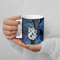 Personalized Maori Matariki Manaia Ceramic Mug Maori Kowhaiwhai Pattern Galaxy LT01 - Polynesian Pride