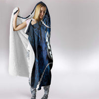 Maori Matariki Manaia Hooded Blanket Maori Kowhaiwhai Pattern Galaxy LT01 - Polynesian Pride
