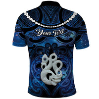 Personalized Maori Matariki Manaia Polo Shirt Maori Kowhaiwhai Pattern Galaxy LT01 - Polynesian Pride