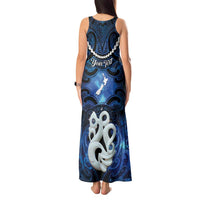 Personalized Maori Matariki Manaia Tank Maxi Dress Maori Kowhaiwhai Pattern Galaxy LT01 - Polynesian Pride