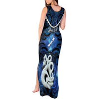 Personalized Maori Matariki Manaia Tank Maxi Dress Maori Kowhaiwhai Pattern Galaxy LT01 - Polynesian Pride