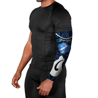 Personalized Maori Matariki Hei Matau Arm Sleeves Maori Kowhaiwhai Pattern Galaxy LT01 - Polynesian Pride