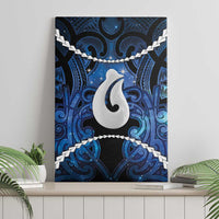 Maori Matariki Hei Matau Canvas Wall Art Maori Kowhaiwhai Pattern Galaxy LT01 - Polynesian Pride