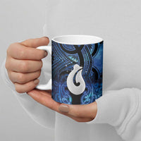 Personalized Maori Matariki Hei Matau Ceramic Mug Maori Kowhaiwhai Pattern Galaxy LT01 - Polynesian Pride