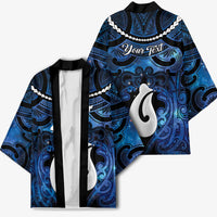 Personalized Maori Matariki Hei Matau Kimono Maori Kowhaiwhai Pattern Galaxy LT01 - Polynesian Pride